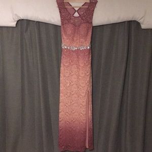 Two toned pink dress